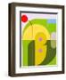 Running Toward The Sun 7-Marion Griese-Framed Art Print