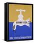 Running Water: Rural Electrification Administration-Lester Beall-Framed Stretched Canvas