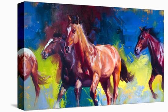 Running Wild-Julie Chapman-Stretched Canvas