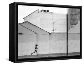 Running-Andrés Gámiz-Framed Stretched Canvas