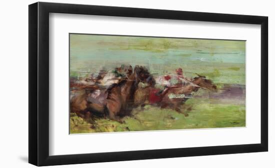 Running-Valtcho Tonov-Framed Art Print