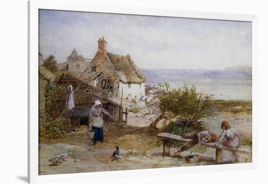 Runswick Bay, Yorkshire-Myles Birket Foster-Framed Giclee Print