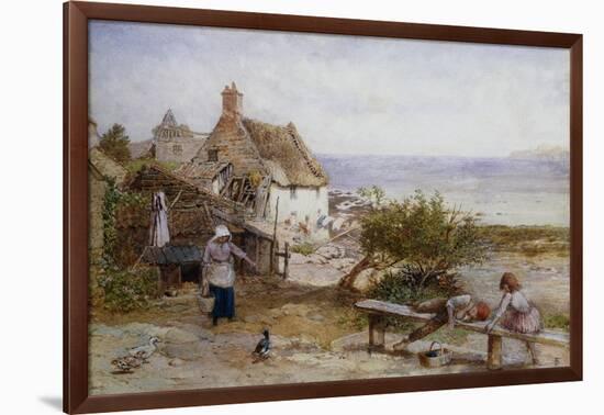 Runswick Bay, Yorkshire-Myles Birket Foster-Framed Giclee Print