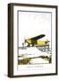 Runway and Monoplane-null-Framed Art Print
