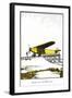 Runway and Monoplane-Found Image Press-Framed Giclee Print