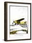 Runway and Monoplane-Found Image Press-Framed Giclee Print