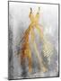 Runway Dress Textured-OnRei-Mounted Art Print