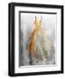 Runway Dress Textured-OnRei-Framed Art Print