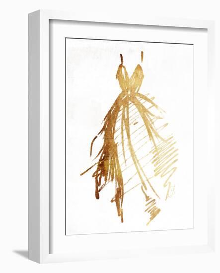 Runway Dress-OnRei-Framed Art Print