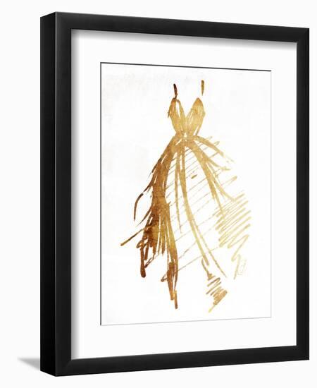 Runway Dress-OnRei-Framed Art Print