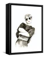 Runway Fashion II-Laurencon-Framed Stretched Canvas