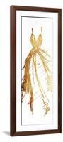 Runway Gold Dress-OnRei-Framed Art Print