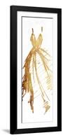 Runway Gold Dress-OnRei-Framed Art Print