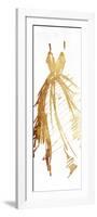 Runway Gold Dress-OnRei-Framed Premium Giclee Print