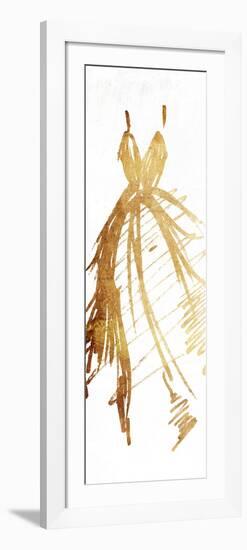 Runway Gold Dress-OnRei-Framed Premium Giclee Print