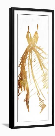 Runway Gold Dress-OnRei-Framed Premium Giclee Print