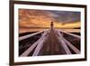 Runway to the Sky-Michael Blanchette Photography-Framed Photographic Print