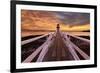 Runway to the Sky-Michael Blanchette Photography-Framed Photographic Print