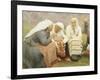 Ruokokoski Women by Albert Edelfelt, Finland 19th Century Detail-null-Framed Giclee Print