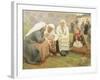 Ruokokoski Women, Finland 19th Century-Albert Edelfelt-Framed Giclee Print