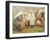 Ruokokoski Women, Finland 19th Century-Albert Edelfelt-Framed Giclee Print