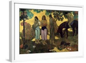 Rupe Rupe (Fruit Gatherin), 1899-Paul Gauguin-Framed Giclee Print