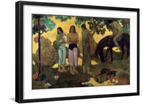 Rupe Rupe (Fruit Gatherin), 1899-Paul Gauguin-Framed Giclee Print