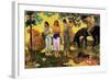 Rupe Rupe (Fruit Gathering), 1899-Paul Gauguin-Framed Giclee Print