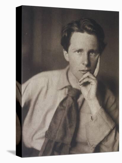 Rupert Brooke English Writer, in 1913-null-Stretched Canvas