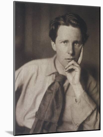 Rupert Brooke English Writer, in 1913-null-Mounted Photographic Print