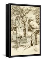 Rural Beekeeping in the Early Twentieth Century-null-Framed Stretched Canvas