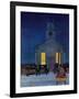 "Rural Church at Night," December 30, 1944-Mead Schaeffer-Framed Giclee Print