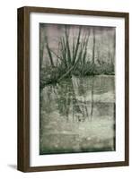 Rural Country Scene on Foggy Winters Morning in Suffolk-Tim Kahane-Framed Photographic Print