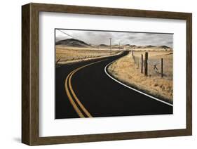 Rural Curve-David Lorenz Winston-Framed Art Print