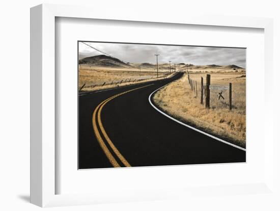 Rural Curve-David Lorenz Winston-Framed Art Print