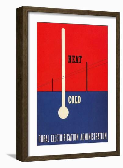 Rural Electrification Administration Poster-null-Framed Art Print