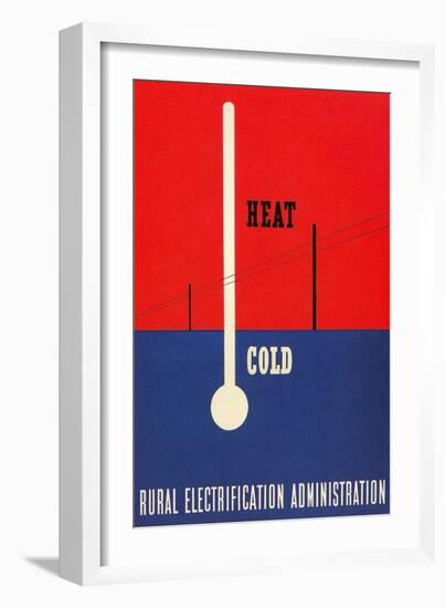 Rural Electrification Administration Poster-null-Framed Art Print