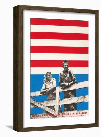 Rural Electrification Administration Poster-null-Framed Art Print