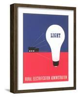 Rural Electrification Administration-null-Framed Art Print