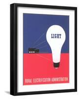 Rural Electrification Administration-null-Framed Art Print