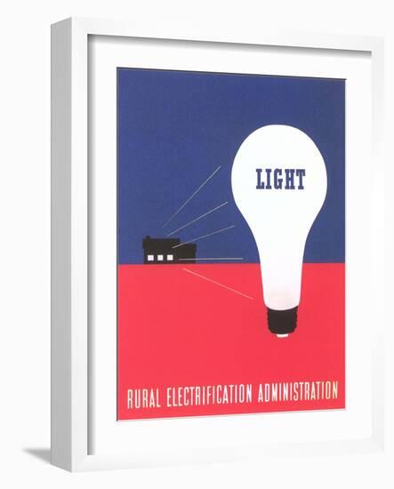 Rural Electrification Administration-null-Framed Art Print