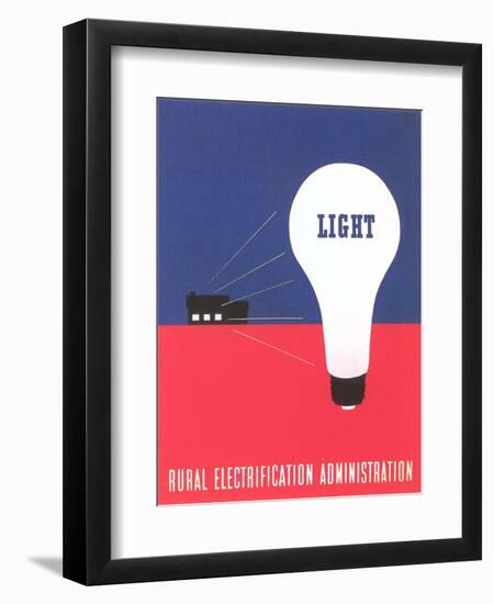 Rural Electrification Administration-null-Framed Art Print