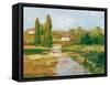 Rural English Cottage I-Ethan Harper-Framed Stretched Canvas