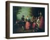 Rural Entertainment-Nicolas Lancret-Framed Giclee Print