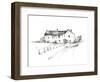 Rural Farmhouse Study I-Ethan Harper-Framed Art Print