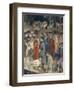 Rural Feast, 1416, Detail of Fresco by Lorenzo-null-Framed Giclee Print