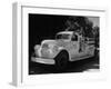 Rural Fire Truck in the Wheat Area of Nebraska-Ed Clark-Framed Photographic Print