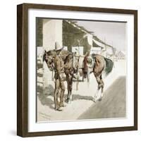 Rural Guard, Mexico-Frederic Sackrider Remington-Framed Giclee Print