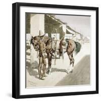 Rural Guard, Mexico-Frederic Sackrider Remington-Framed Giclee Print