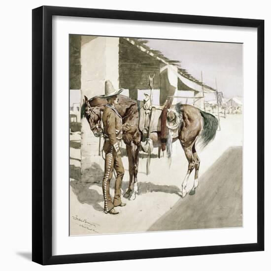 Rural Guard, Mexico-Frederic Sackrider Remington-Framed Giclee Print